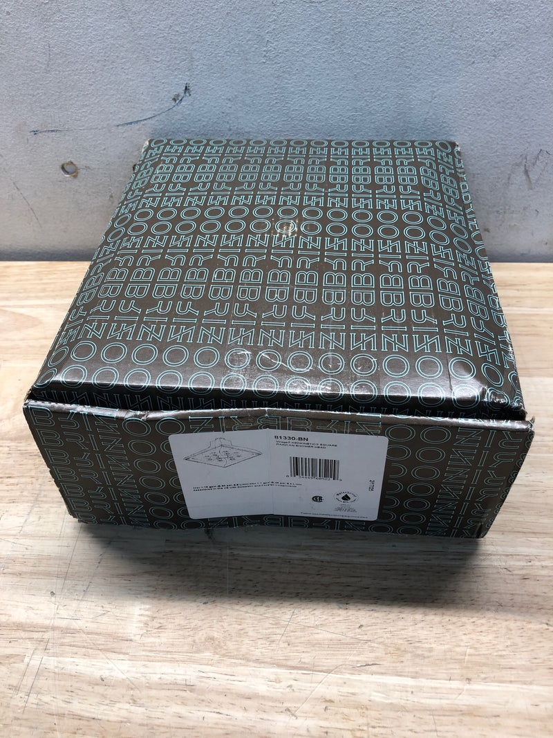 Brizo Virage: H2OKinetic Square Raincan Showerhead - 81330-BN-2.5