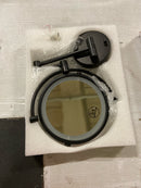 Nameeks Nameeks AR7705-BLK-5x Wall Mounted Lighted Makeup Mirror - Hardwired, 5x Magnifying, Matte Black