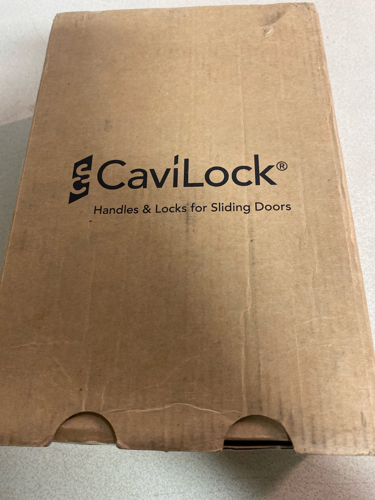 Cavilock CL400A0025 Non-Latching Passage Pocket Door Pull for 1-3/8 Inch Door Thickness - Bright Chrome