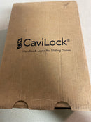 Cavilock CL400A0025 Non-Latching Passage Pocket Door Pull for 1-3/8 Inch Door Thickness - Bright Chrome