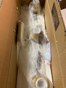 Living District Ronnie 3 Light Bath Sconce, Brass/Clear - LD7314W23BRA