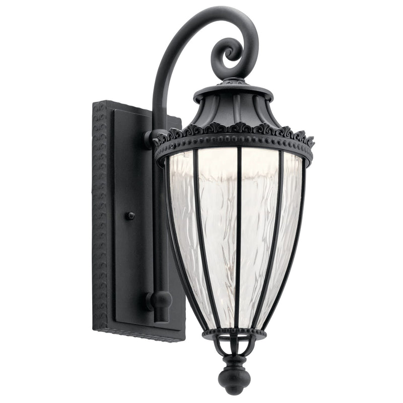Kichler 49751BKTLED Textured Black Wakefield 1 Light 17.75" High LED Outdoor Wall Sconce