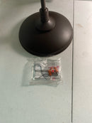 The Great Outdoors 71252-79-L Harbison 9" Tall LED Outdoor Wall Sconce with Metal Dome Shade - Bronze / Copper Flecks