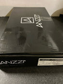 Anzzi L-AZ904MB-CH 1.2 GPM Single Hole Bathroom Faucet with Pop-Up Drain Assembly - Matte Black / Chrome