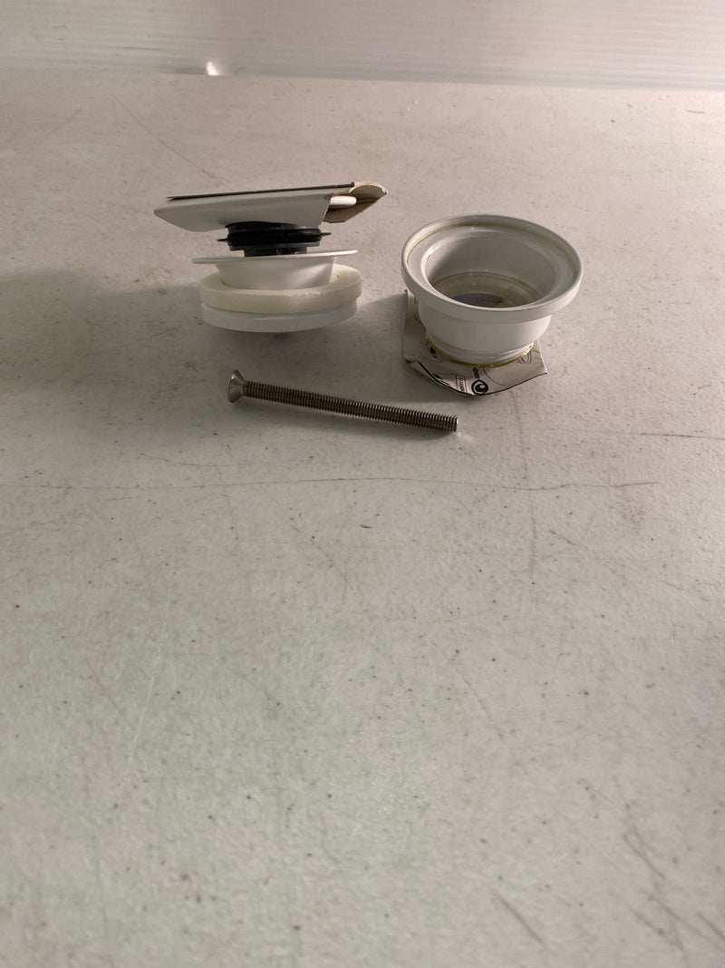 WS Bath Collections WSBC 00076.09 WSBC Fittings 1-3/8" Pop-Up Drain Assembly - Glossy White