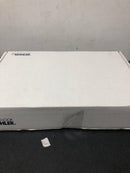 Kohler K-22023-4 Tempered 1.2 GPM Single Hole Vessel Bathroom Faucet with Pop-Up Drain Assembly - Vibrant Brushed Moderne Brass