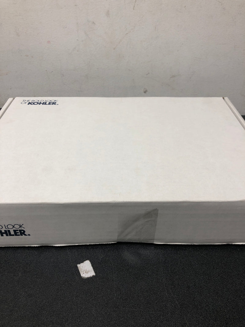 Kohler K-22023-4 Tempered 1.2 GPM Single Hole Vessel Bathroom Faucet with Pop-Up Drain Assembly - Vibrant Brushed Moderne Brass