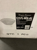 Designers fountain 1257L-WH-AL Reedley 15 in. Traditional White Medium-Base (E26) Bulb Flush Mount for Kitchens