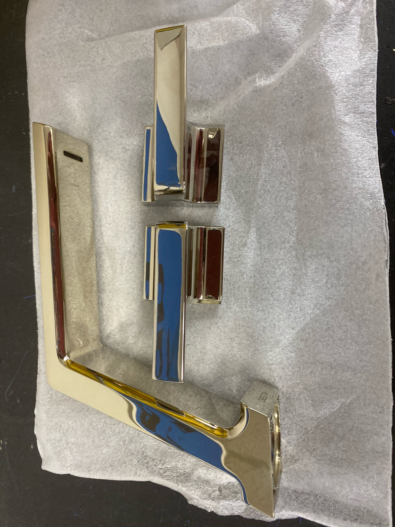 Delta T2799-PN-PR Pivotal Deck Mounted Tub Filler - Lumicoat Polished Nickel