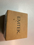 Emtek 8569US19 Square Style Brass Modern One-Sided Deadbolt - Flat Black