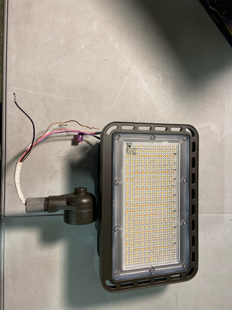 Feit electric S8.6FL/5CCT/LSDD/BZ 4000/6000/8000 Lumen Select Integrated LED Selectable 5CCT Bronze Dusk to Dawn Commercial Ground/Wall Flood Light