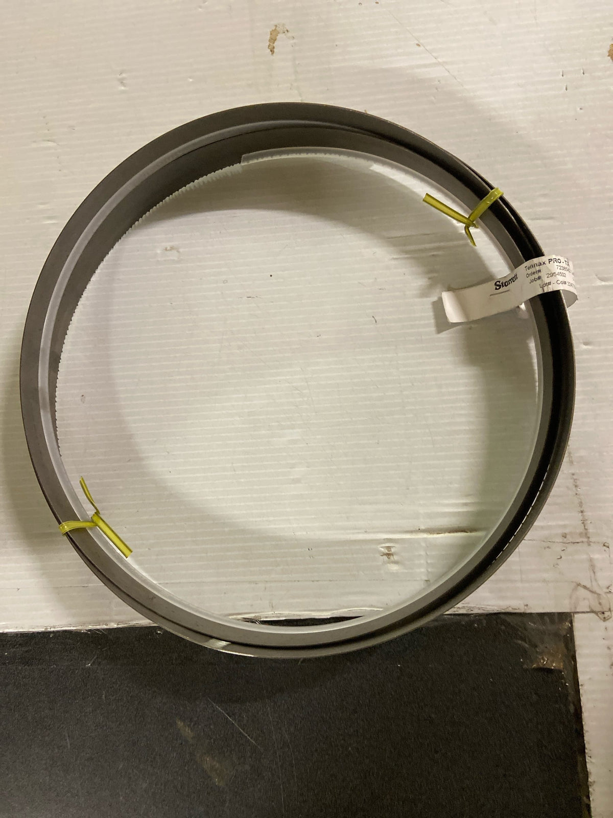 Starrett Tennax-PRO Bi-Metal Band Saw Blade - Ideal for Pipes, Tubes, and Structurals - 9 Ft. 07-1/2 in, 3/4 in Width x .035 in Thickness x 10-14 TPI/TX-P-H - 99576-09-07-1/2