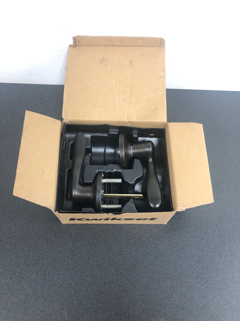 Kwikset 720TNL-11P Tustin Passage Door Leverset from the Signature Series - Venetian Bronze