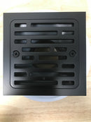 Delta DT062412-BL 4" Tile-In Square Shower Drain - Matte Black