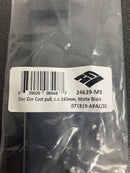 Century 24639-MB Kai Square Bar 6-5/16 Inch Center to Center Handle Cabinet Pull - Matte Black