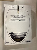 Kohler K-4636-RL-96 Cachet Elongated Closed-Front Toilet Seat with Soft Close and Quick Release - Biscuit
