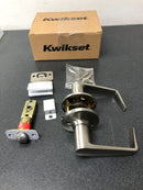 Kwikset Carson Satin Nickel Hall/Closet UL Door Lever-407CNL 15 RCAL 3031