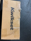 Kwikset 973PVLRCT-514 Prava Lever Dummy Interior Pack with Knurled Handle and Rectangle Rose for Handlesets - Matte Black