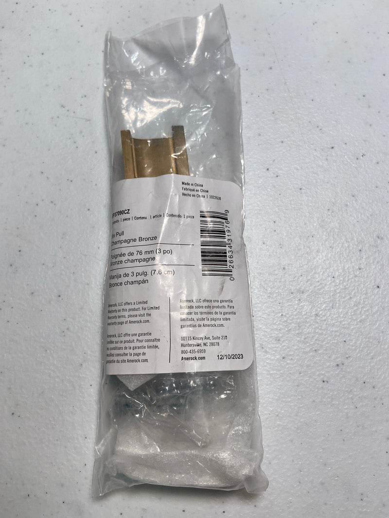 Miseno mcptrp4300 alder 3" center to center handle cabinet pull - bronze