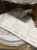 Unbranded 10FM-EUR-SL2PK Europa 10 in. Light Silver Selectable CCT LED Flush Mount Ceiling Light With Remote Included 2 Pack