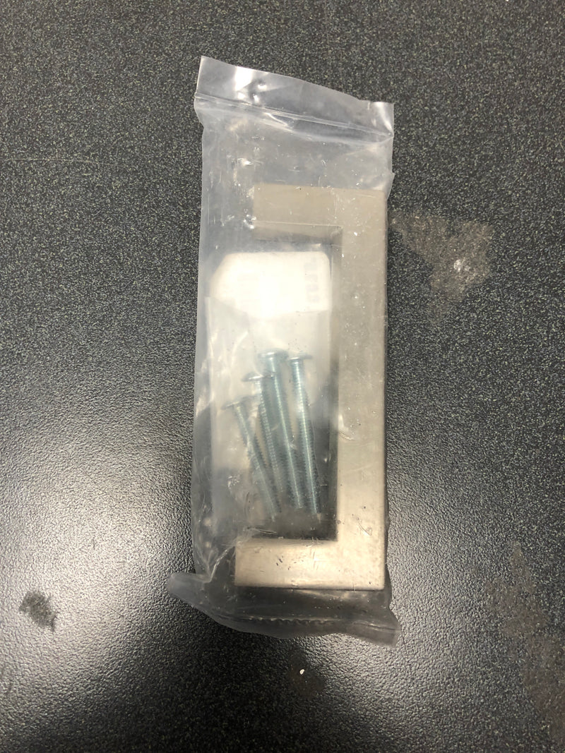 Emtek 86704US15 Warwick 3-1/2 Inch Center to Center Handle Cabinet Pull from the Modern Rectangular Collection - Satin Nickel