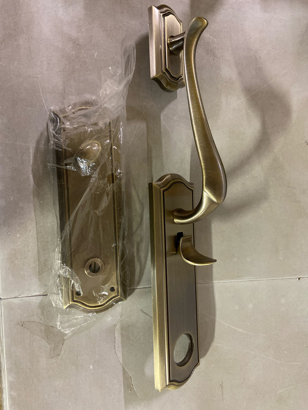 Baldwin Hardware 85337.050.ENTR Handle Set