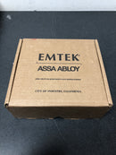 Emtek 5109STUUS19LH Stuttgart Left Handed Passage Door Lever Set with Disk Rose from the Brass Modern Collection - Flat Black