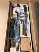 Baldwin 85342190FD Tremont Full Plate Non-Turning Two-Sided Dummy Handleset from the Estate Collection - Satin Black