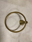 Delta LNA46-CZ Lorna Wall Mounted Round Closed Towel Ring Bath Hardware Accessory in Champagne Bronze