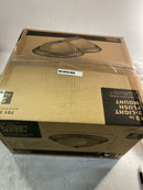 Commercial electric EFG8012A-BN-4PK 13 in. 2-Light Brushed Nickel Flush Mount (4-Pack)