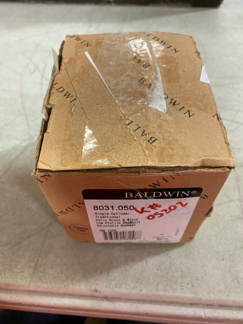 Baldwin Traditional Single Cylinder Deadbolt for 1-5/8" Bore Hole