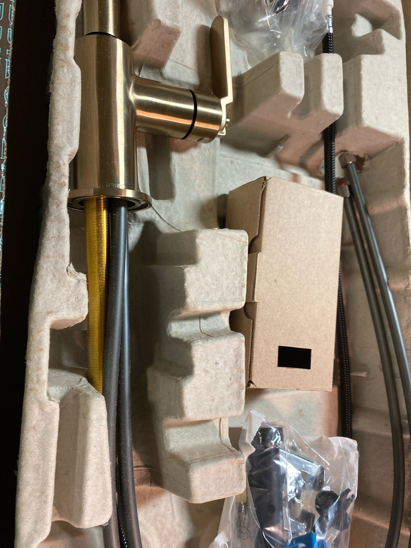 Brizo 63954LF-GL Litze 1.8 GPM Single Hole Pull Down Prep/Bar Faucet - Luxe Gold