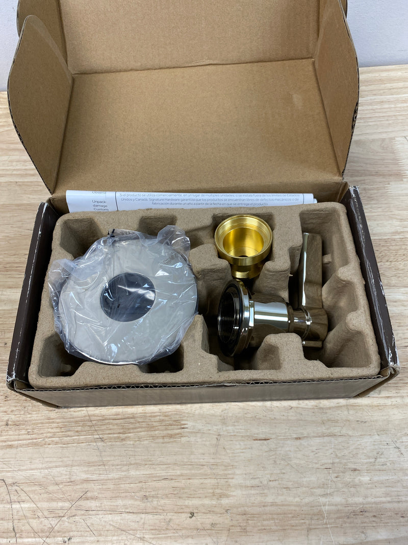 Signature Hardware 449777 Greyfield 6 Function Diverter Valve Trim - Less Valve - Polished Nickel