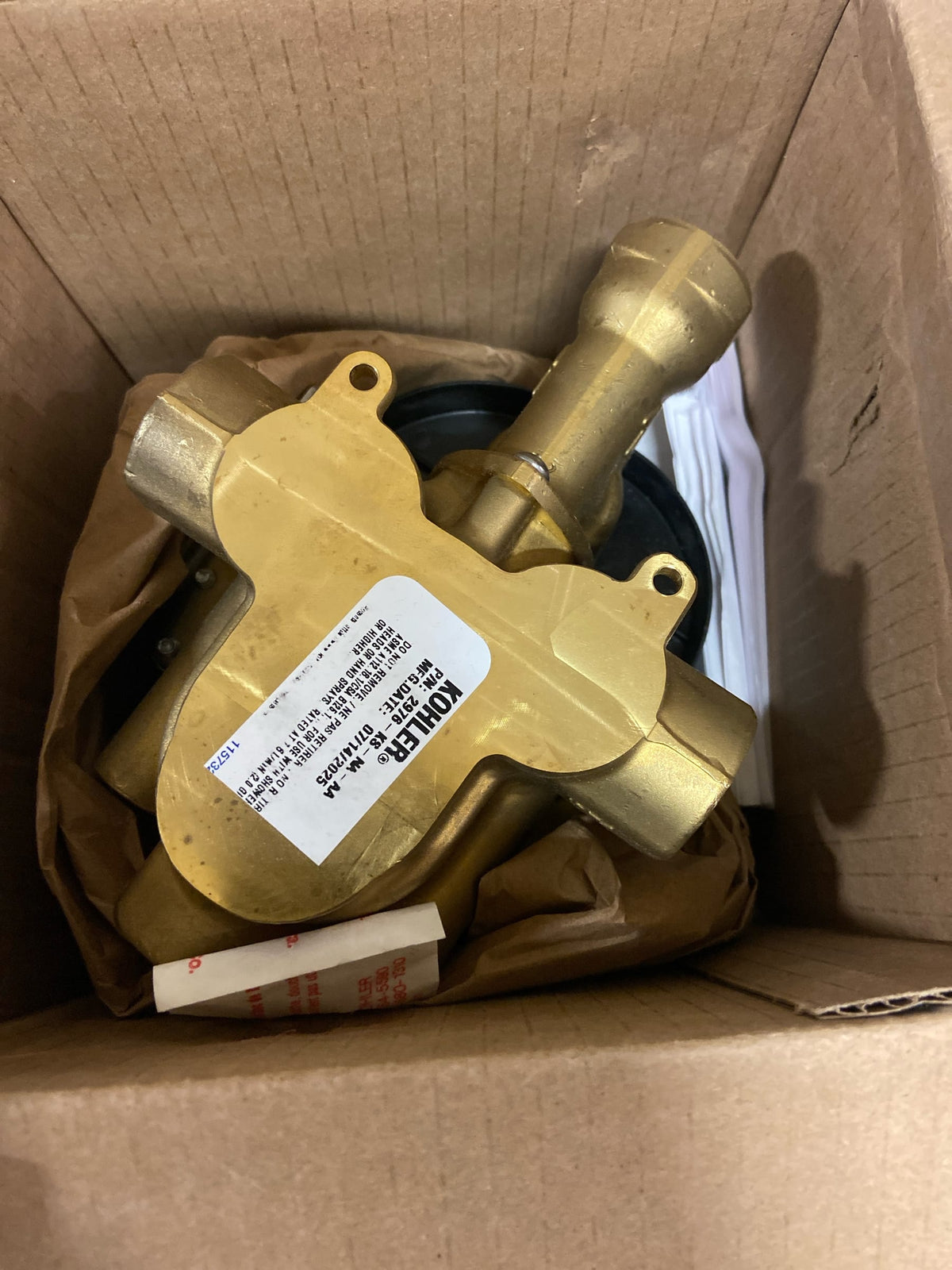 Kohler K-2976-KS-NA MasterShower 3/4" Thermostatic Valve with Integral Volume Control and Stops - N/A