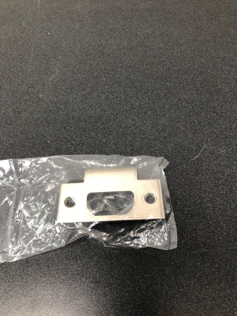 Schlage 10013619 1 1/8" x 2 3/4" T Strike Plate with Square Corners - Satin Nickel