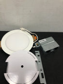 Halo HLB6099FS1EMWR HLB 6 in. Selectable CCT New Construction or Remodel Canless Recessed Integrated LED Kit