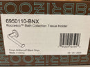 Brizo 6950110-BNX Roccesco Wall Mounted Euro Toilet Paper Holder - Brilliance Black Onyx