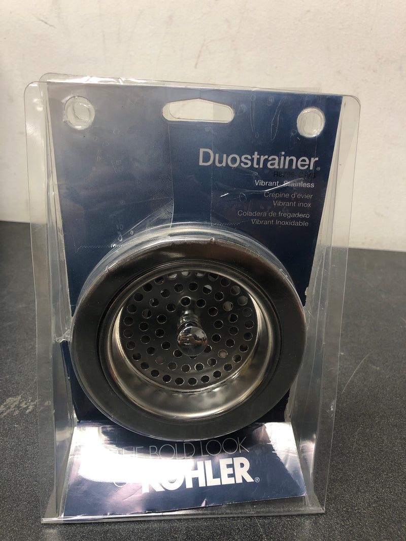 Kohler K-R8799-C-VS Duostrainer 4-1/2 in. Sink Strainer in Vibrant Stainless