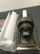 Minka Lavery 5500-281-L 13" Tall Integrated LED Wall Sconce with Glass Shade - Harvard Court Bronze (Plated)