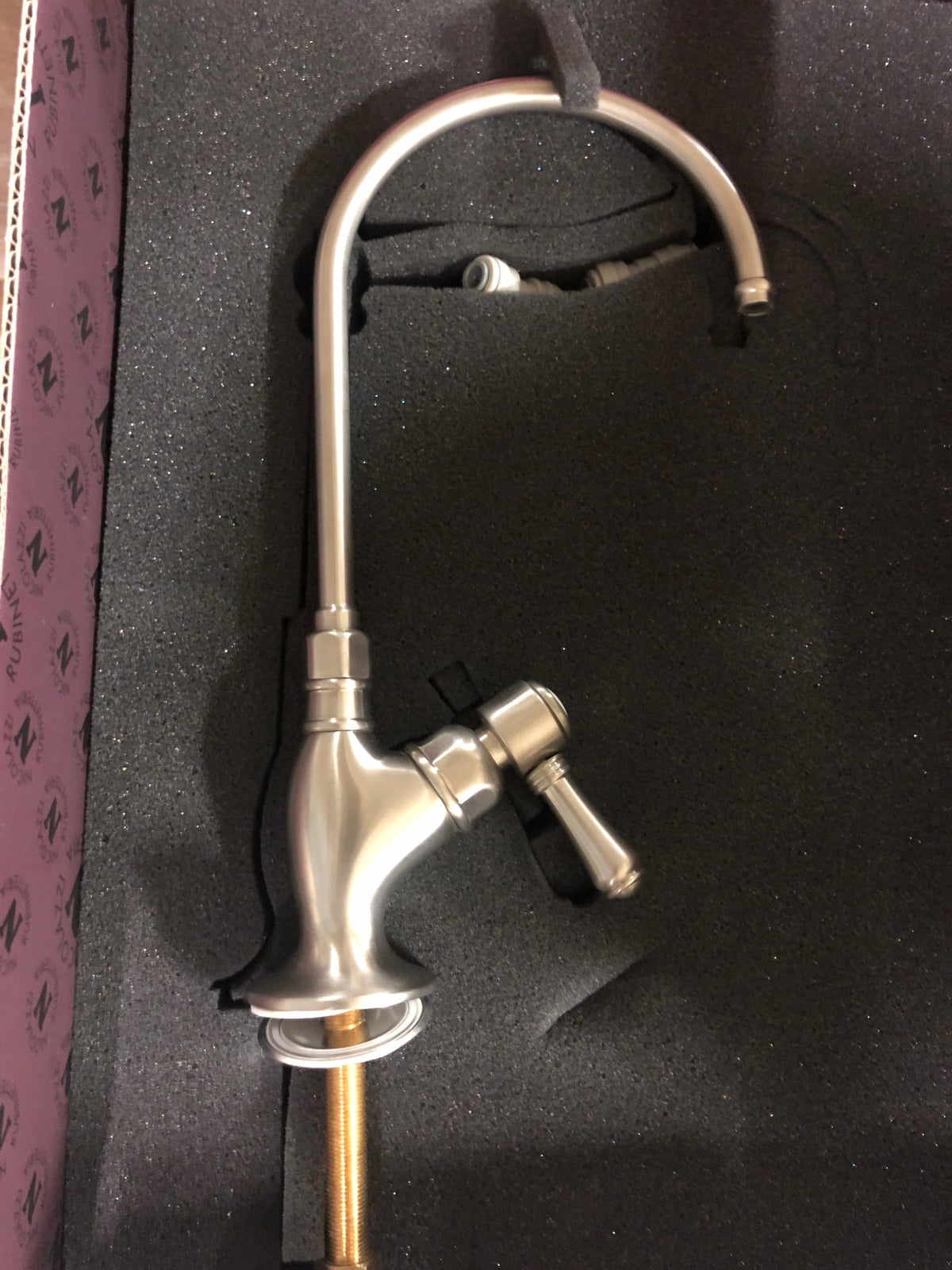 Rohl AKIT1635LMSTN-2 San Julio 0.5 GPM Cold Water Dispenser with Filter - Satin Nickel