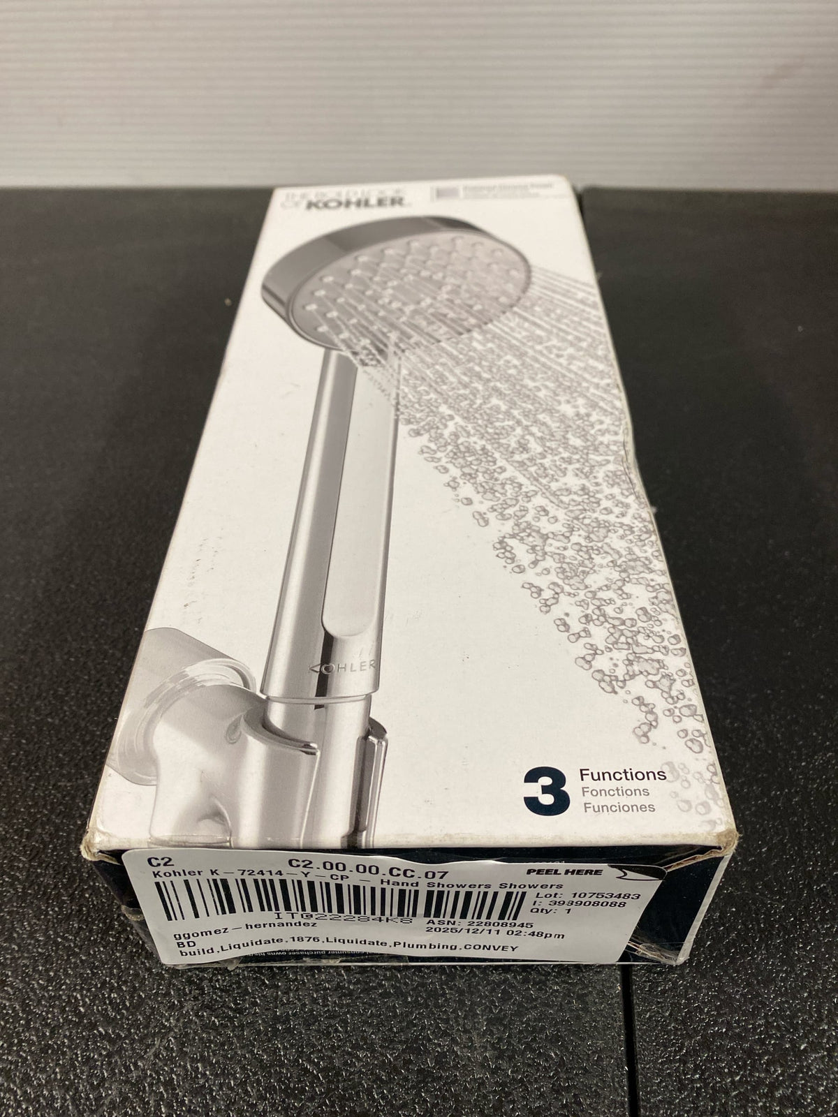 Kohler 72414-Y-CP Awaken G90 Three-function handshower, 2.5 gpm, Polished Chrome