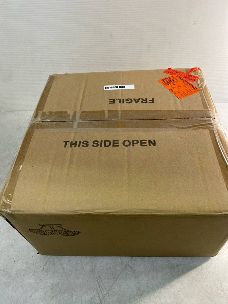 Uolfin C77JFJHD23678IZ Farmhouse Bowl Ceiling Light 3-Light Industrial Black Breakfast Nook Semi-Flush Mount Light with Seeded Glass Shade