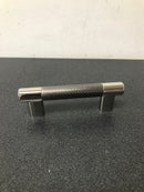 Amerock BP36557PNGM Bronx 3 and 3-3/4 Inch Dual Center to Center Bar Cabinet Pull - Polished Nickel / Gunmetal