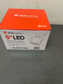 Elco EL511CT5 The Slant System 5" Integrated LED Baffle Recessed Trim - White