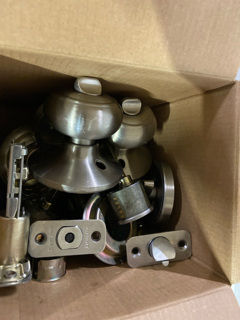 Defiant 32BGX2D1BD Hartford Satin Nickel Single Cylinder Keyed Entry Project Pack