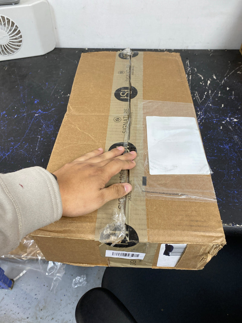 Signature Hardware 415628 Effendi 18" Linear Shower Drain with Flange - Polished Stainless Steel