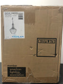 Kichler 42141OZCS Everly Single Light 11" Wide Pendant with Seedy Glass Shade - Olde Bronze
