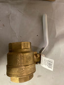 Tmg 94ALF10801TMG 2 in. Lead Free Brass FIP Ball Valve with Stainless Steel Ball and Stem
