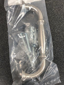 Jeffrey Alexander 658-96SN Tiffany 3-3/4" (96 mm) Center to Center Classic Transitional Cabinet Handle / Drawer Pull with Step Details - Satin Nickel