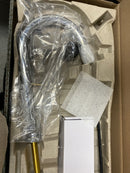 Brizo 62506LF-PCLHP-L Kintsu 1.8 GPM Widespread Pull Down Kitchen Faucet with Arc Spout - Less Handles - Lumicoat Chrome